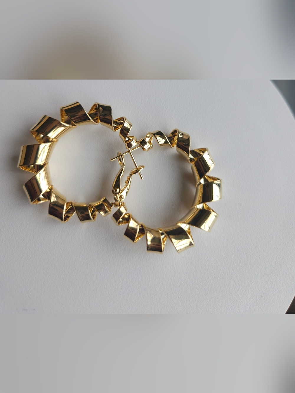 Spiral Hoop Earrings - Women Jewelry